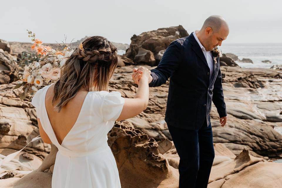 Sonoma coast elopement