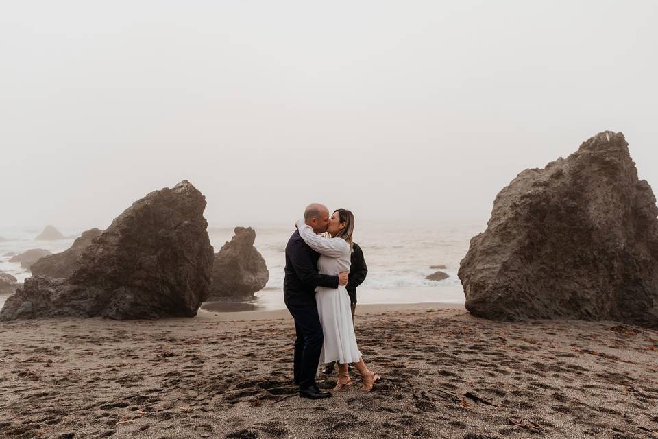 Sonoma coast elopement