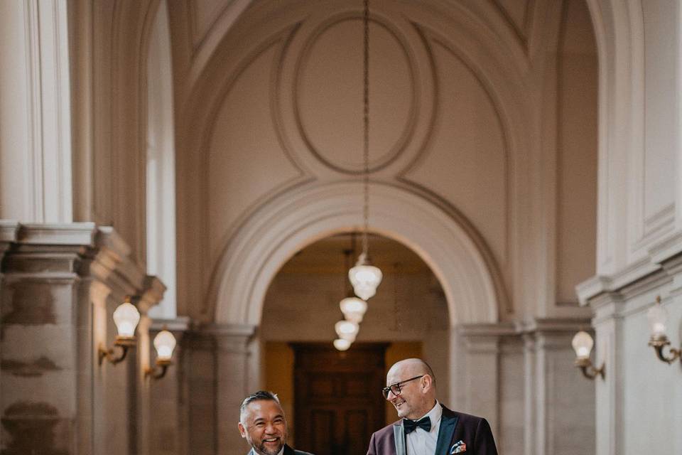 LGBTQ+ wedding, SF City Hall