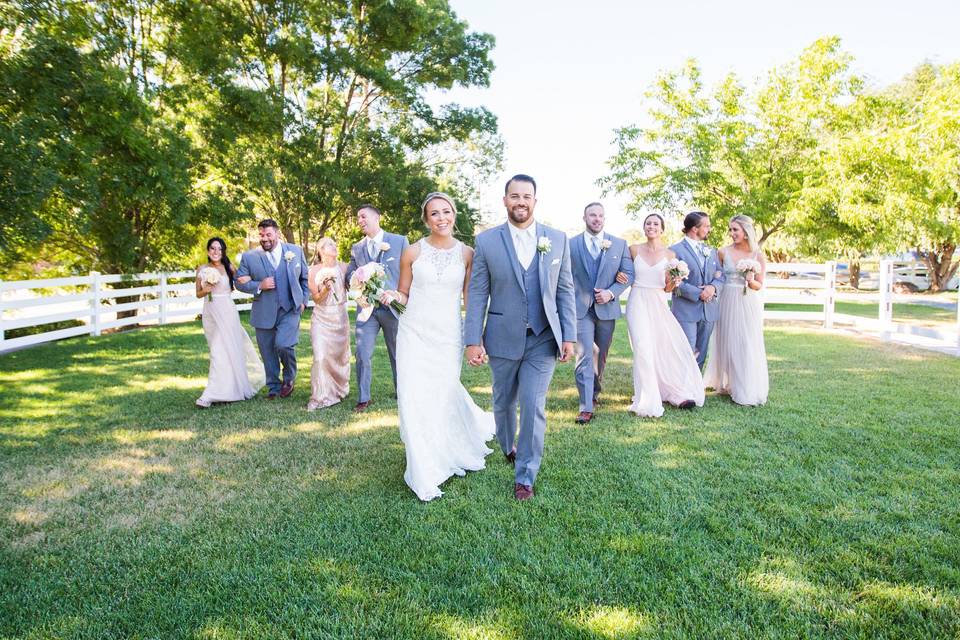 Bridal party portrait