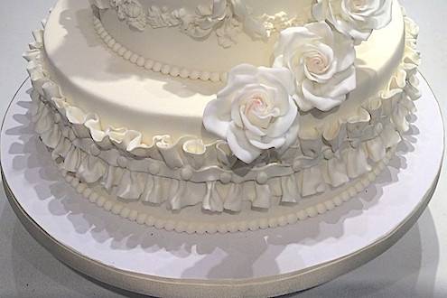 All white beauty with lave