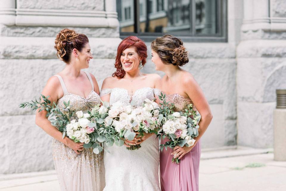 Florals for bridal party