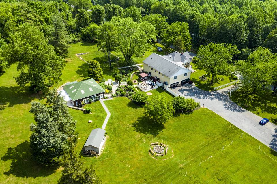 Aerial View of Property