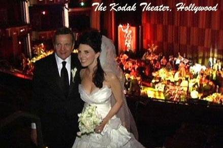 Million dollar wedding at the Kodak Theater in Hollywood California.