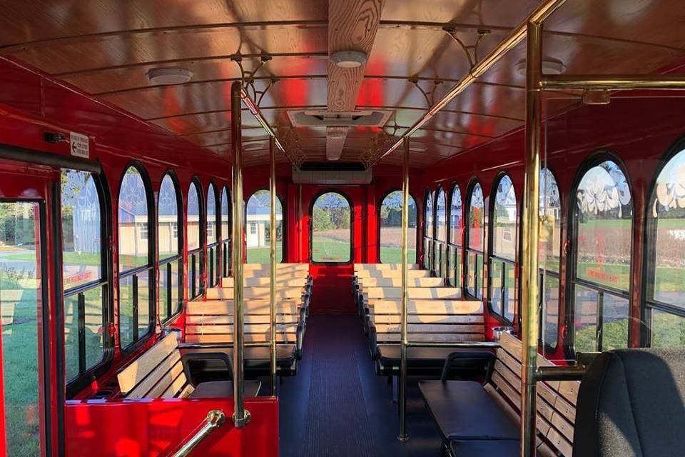 Trolley interiors