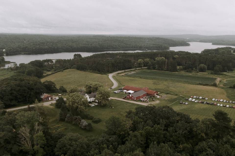 Drone Photo of Farm