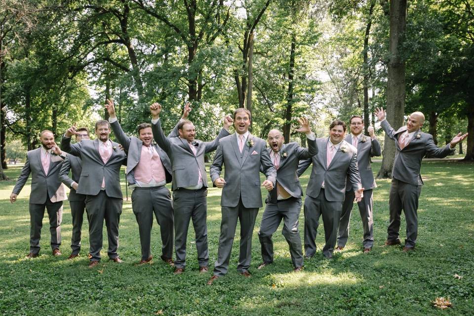 Curtin Wedding Groomsmen