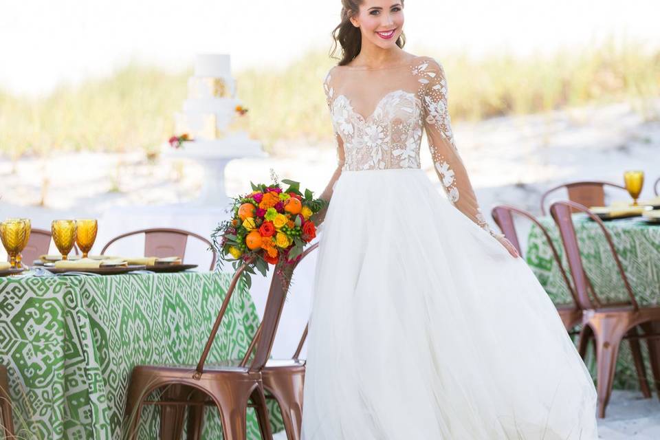 Pretty bride | Photos by dragonfly photography home: barefoot bungalow ii