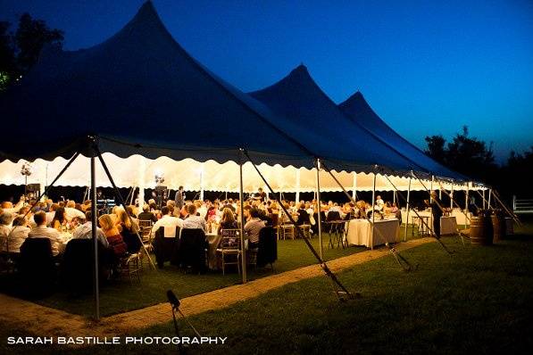 Outdoor reception set-up