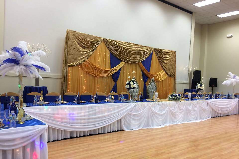 Long head table