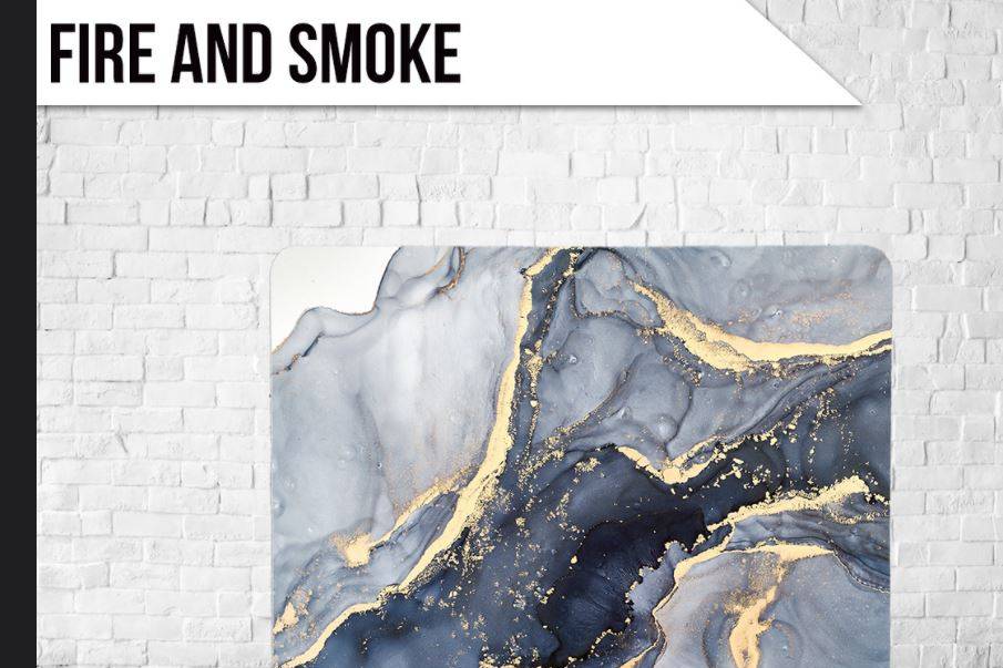 Fire & Smoke marble
