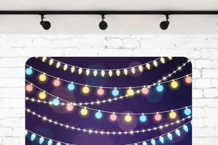 Colored string lights