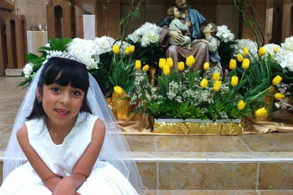 First communion make-up. Not photoshop.5-2012