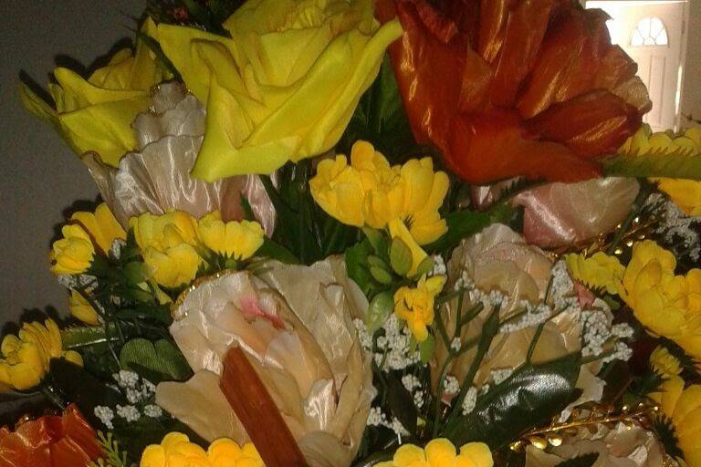 Yellow flower arrangement