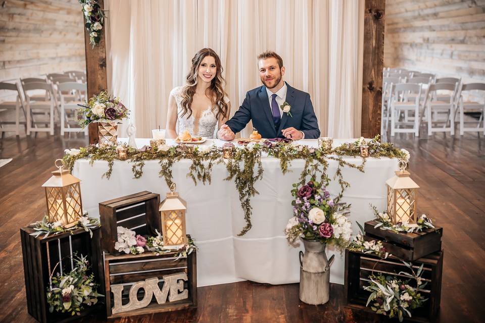 Head Table fit for Royalty