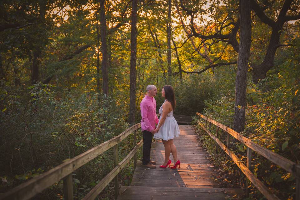 Dreamy engagement session