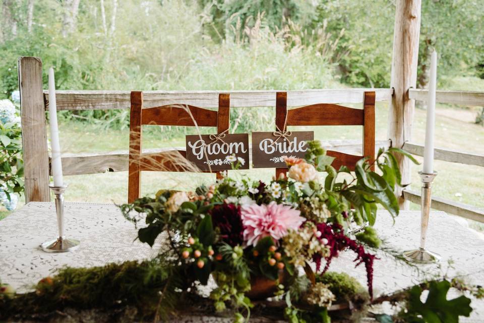 Sweetheart table