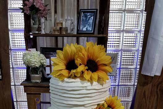 Sunflower cake