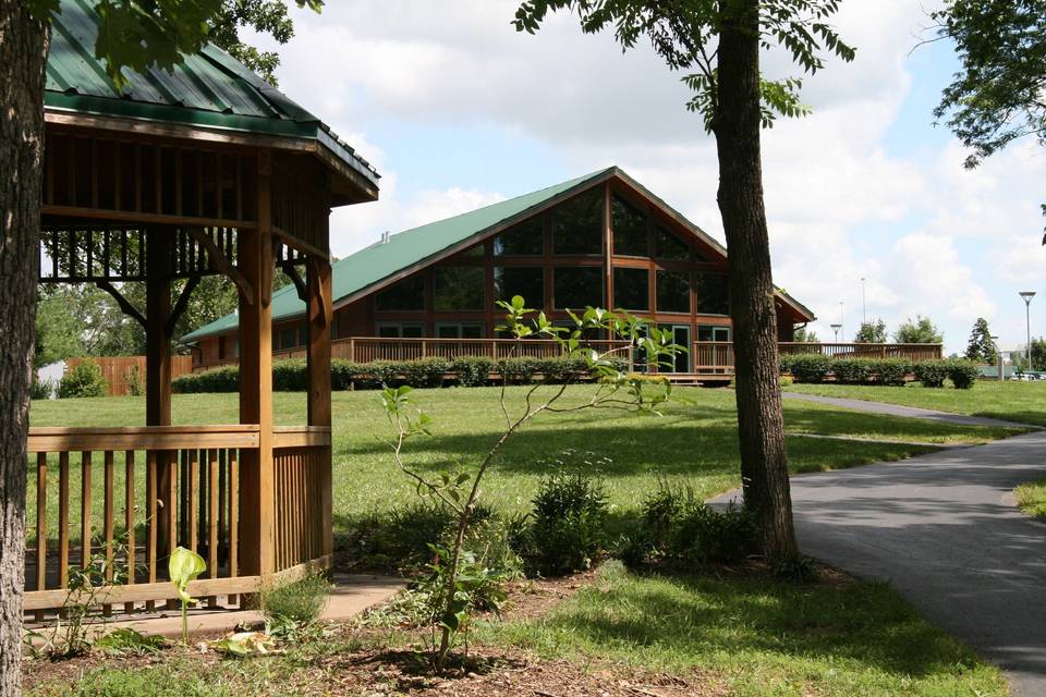 The Quail Ridge Lodge and gazebo at Quail Ridge Park is our most popular venue.