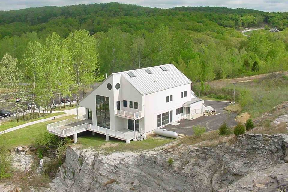 A view of the picturesque landscape where the Klondike Meeting Facility is situated in Klondike Park.