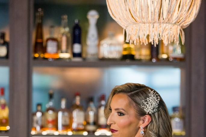 Wedding day glam