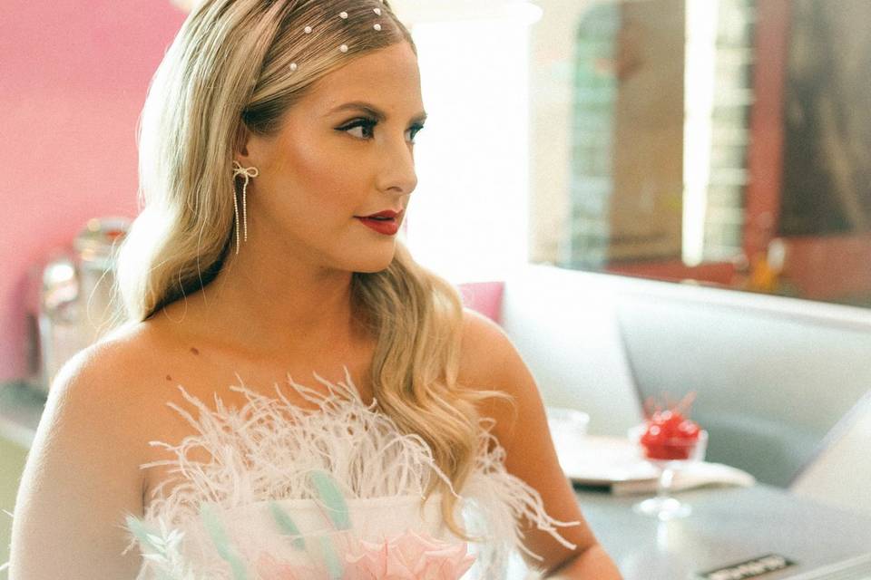 Engagement shoot glam