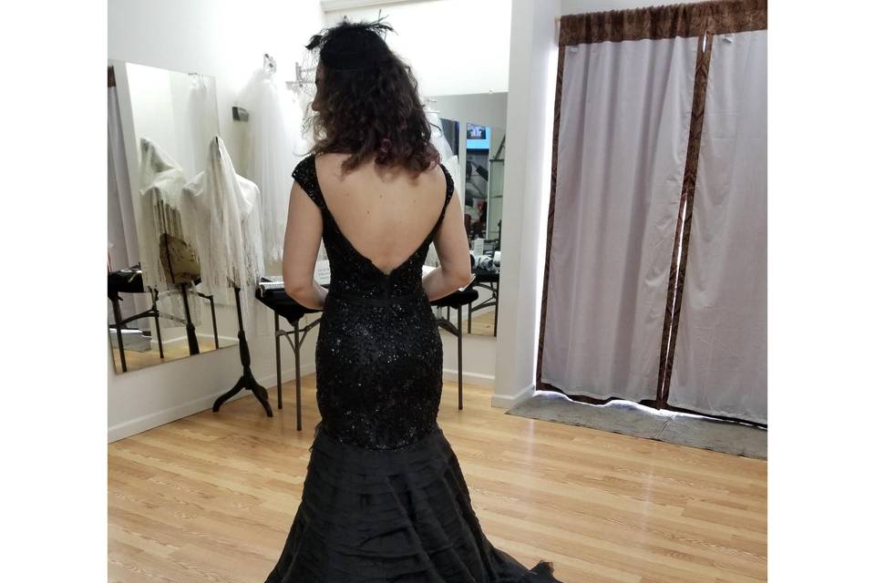 Black Wedding gown