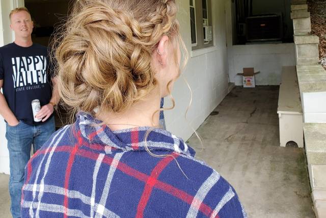 Bridal hair