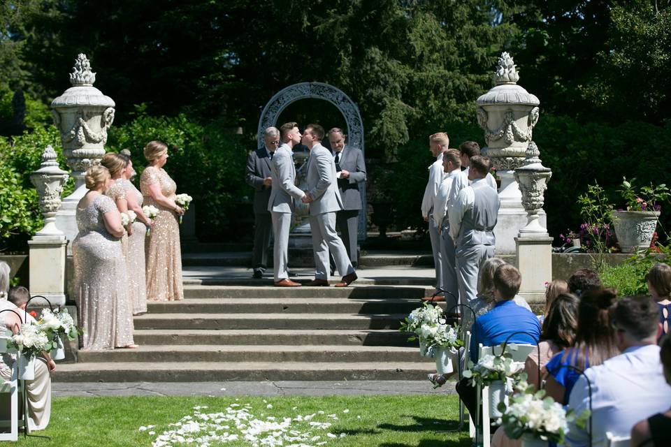 Wedding kiss