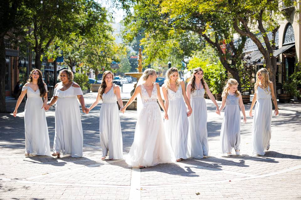 Photo of the wedding party