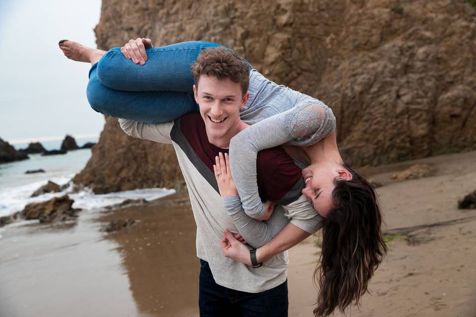 Malibu engagement shoot!