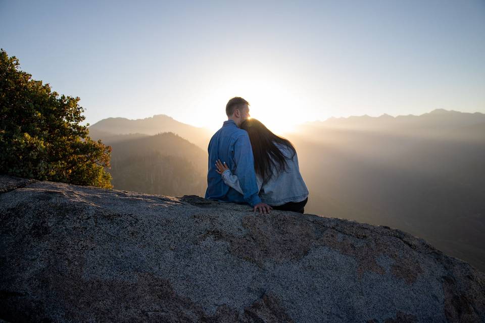 Sunrise at Moro Rock