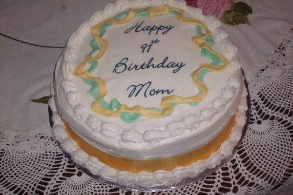 Birthday, Retirement, Anniversary or Bridal Shower Cake