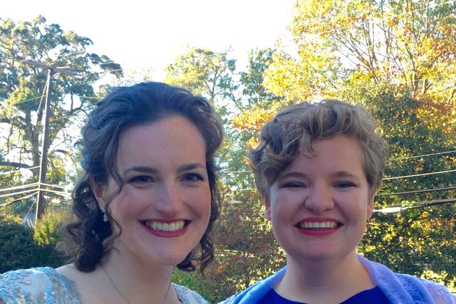 Two beautiful brides