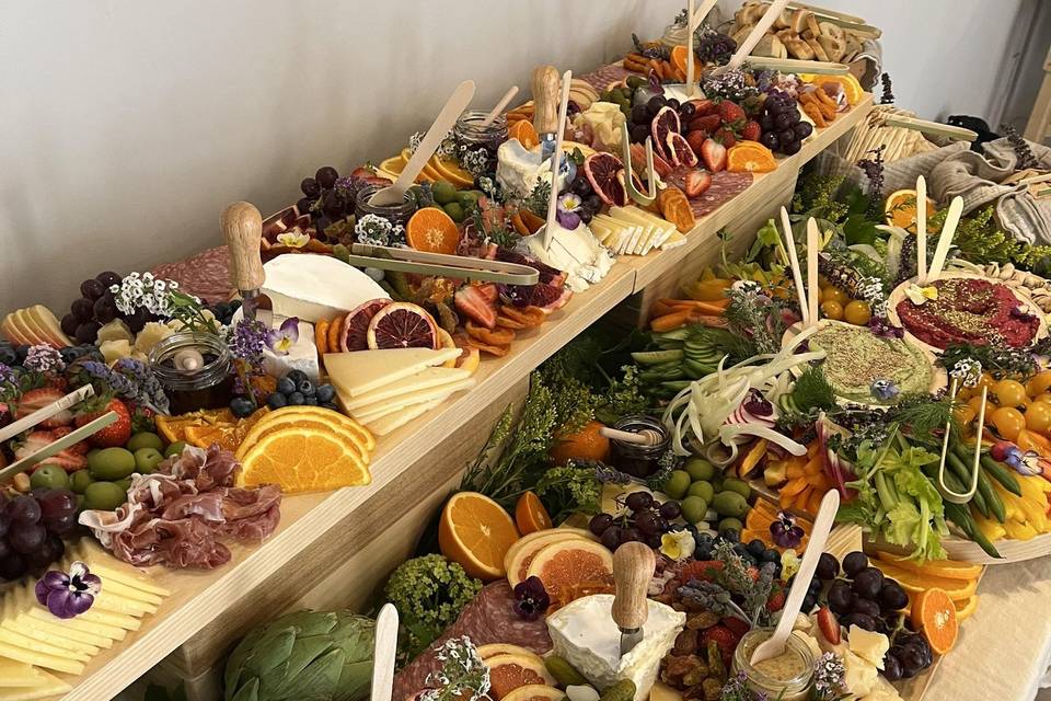 Grazing table for 60