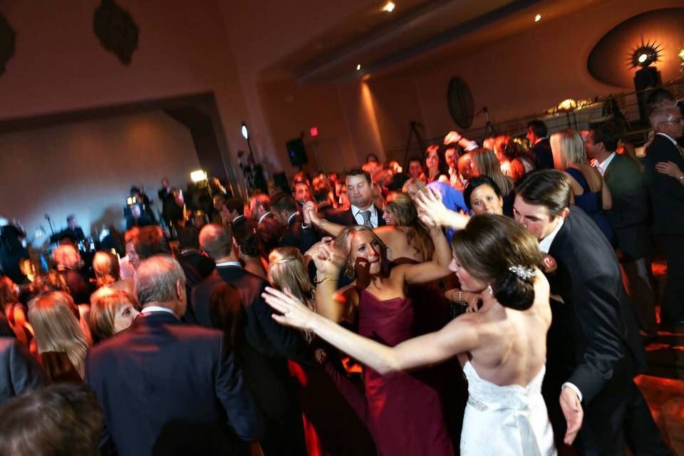 Wedding dance party