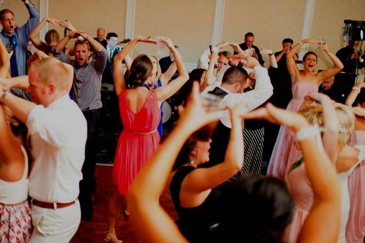 Wedding dance party