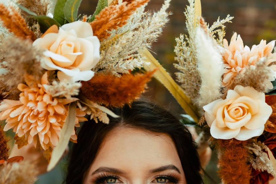 Floral bride frame!