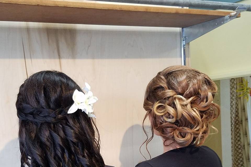 Wedding Hairstyles & Makeup