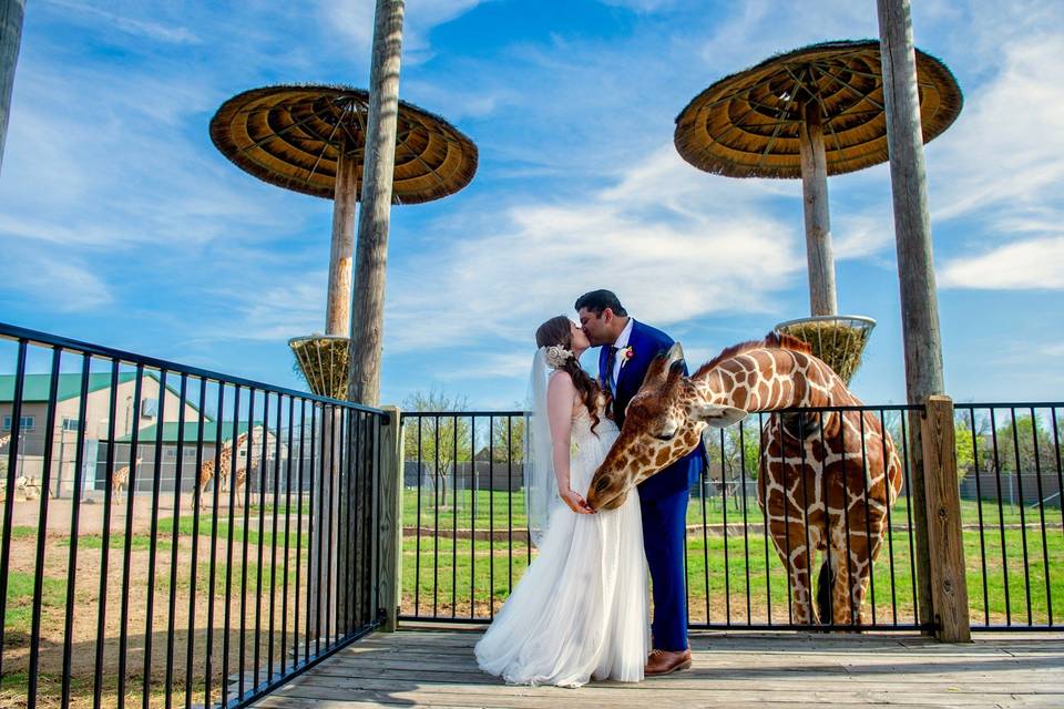 Wedding portrait at Tanganyika