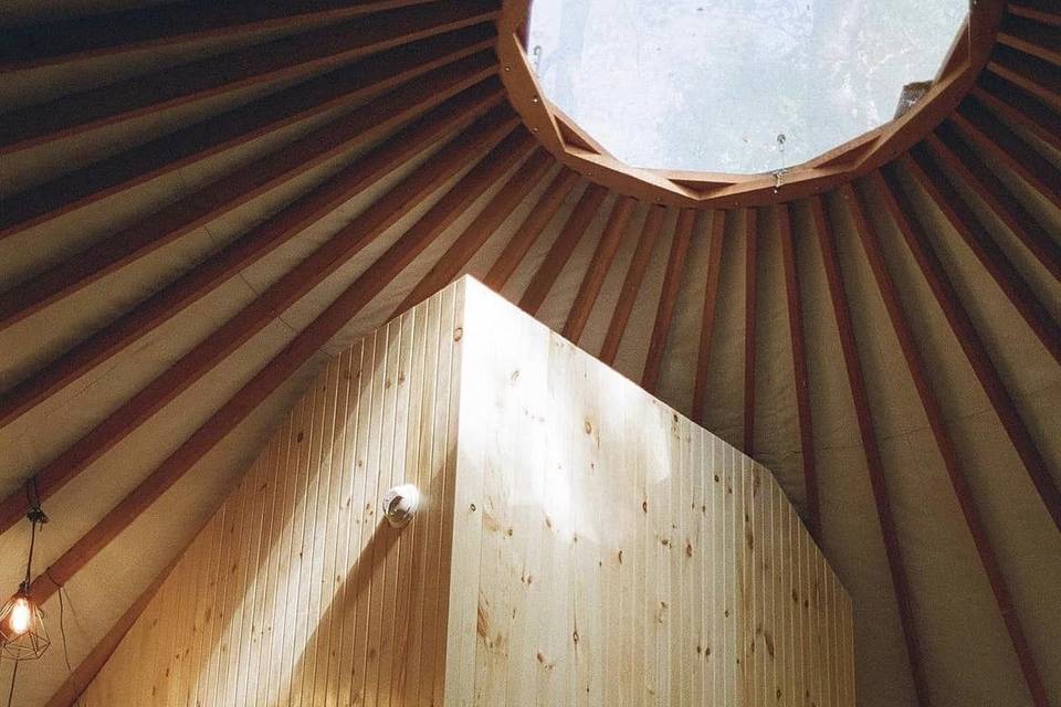 Riverside Yurt - Interior
