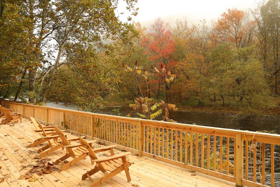 River-view deck