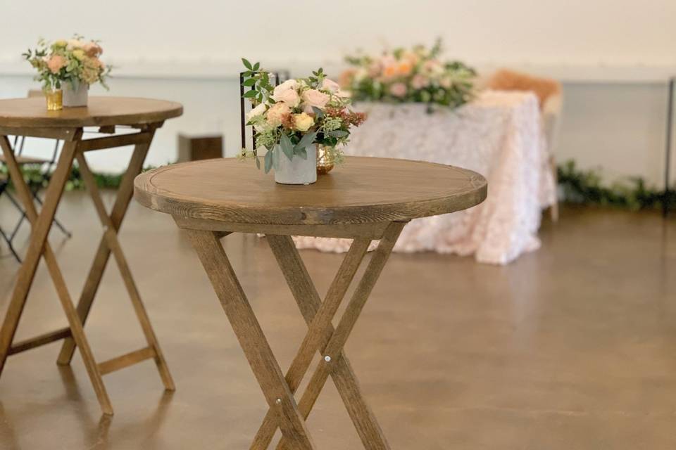 Farm cocktail tables