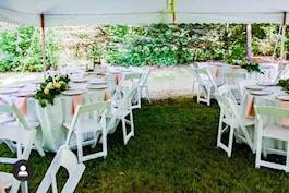 White Wedding Garden Chairs