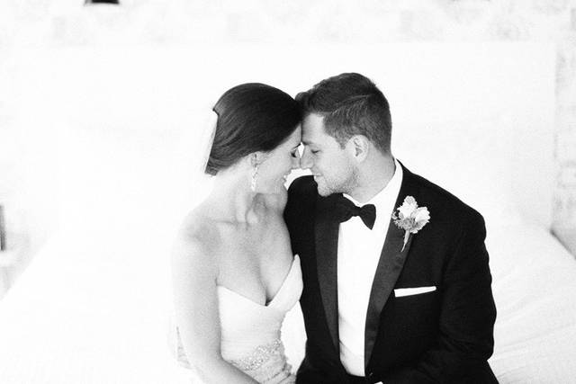 Newlyweds' portrait