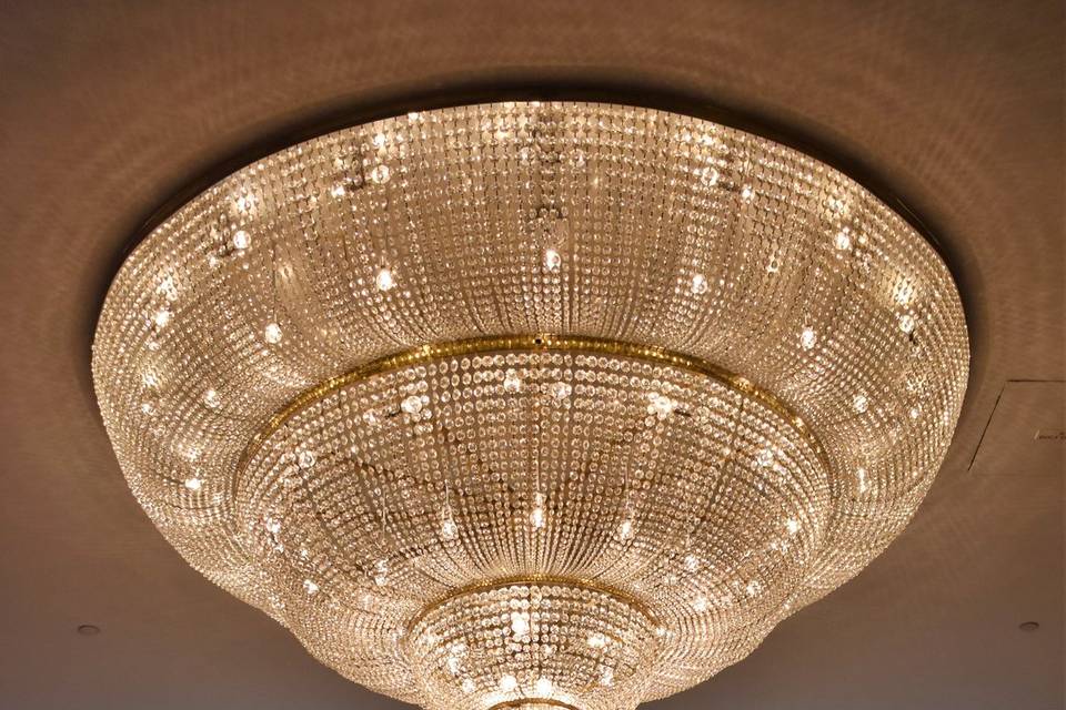 Mandap with Chandelier