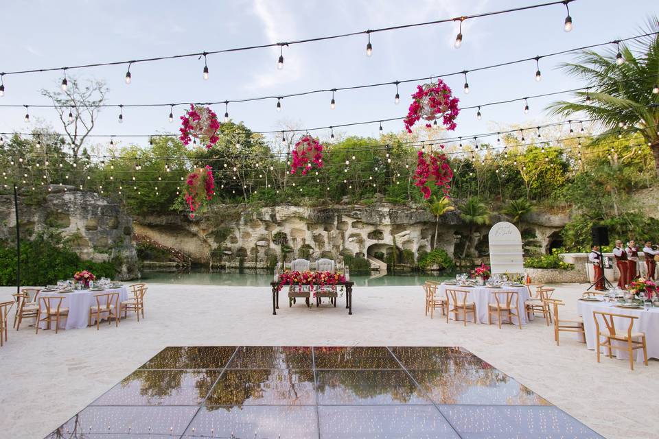 Reception set up