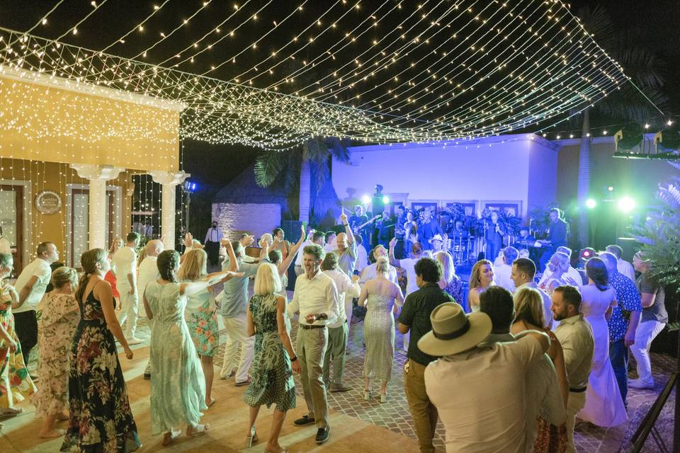 Guests having fun