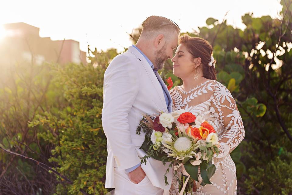 Bride and groom