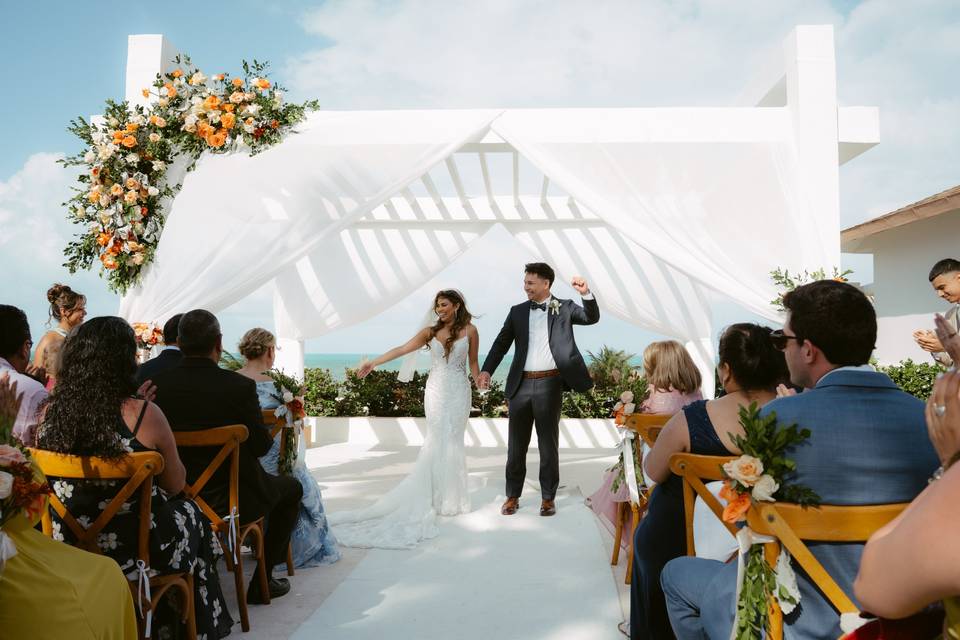 Ocean view ceremony